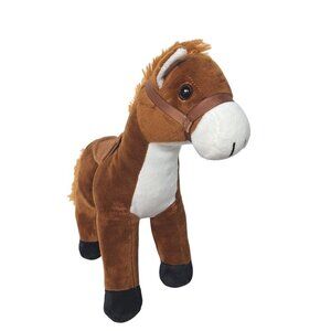Plush Appeal Brown Horse Stuffed Animal 11 Inch